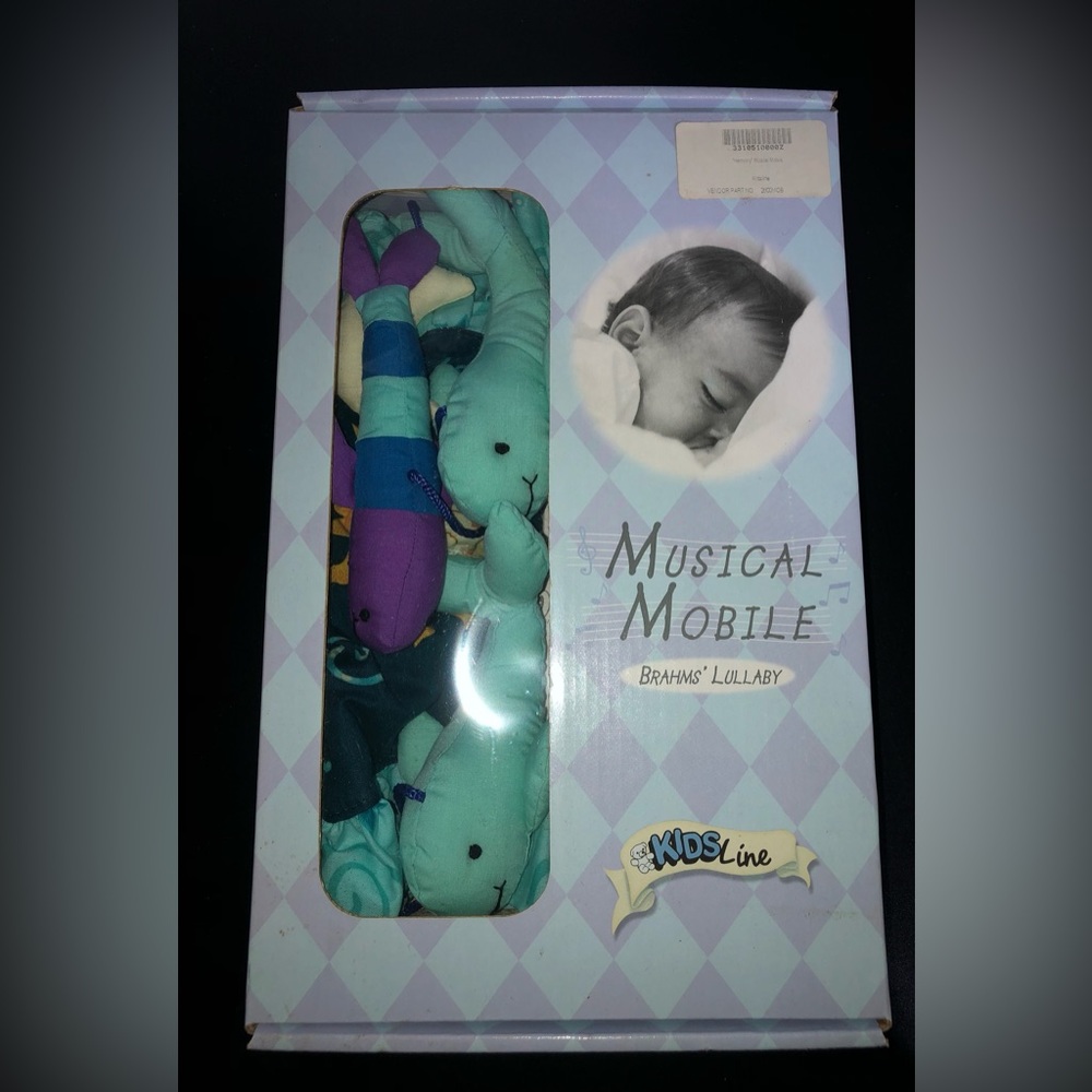 Brahms Lullaby Musical Mobile 2800 Harmony With Plush Animals